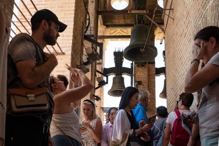 Las campanas de La Giralda, orgullo sevillano.