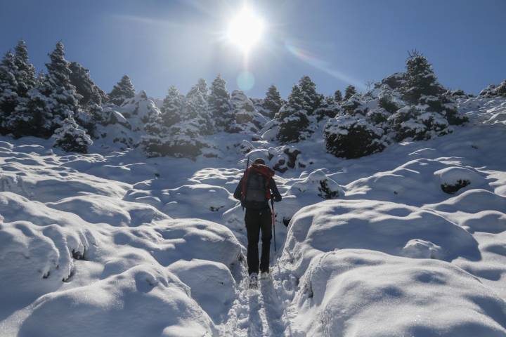 El ascenso hasta el segundo techo de Málaga debe tomarse con calma. Foto: Nacho S. Corbacho