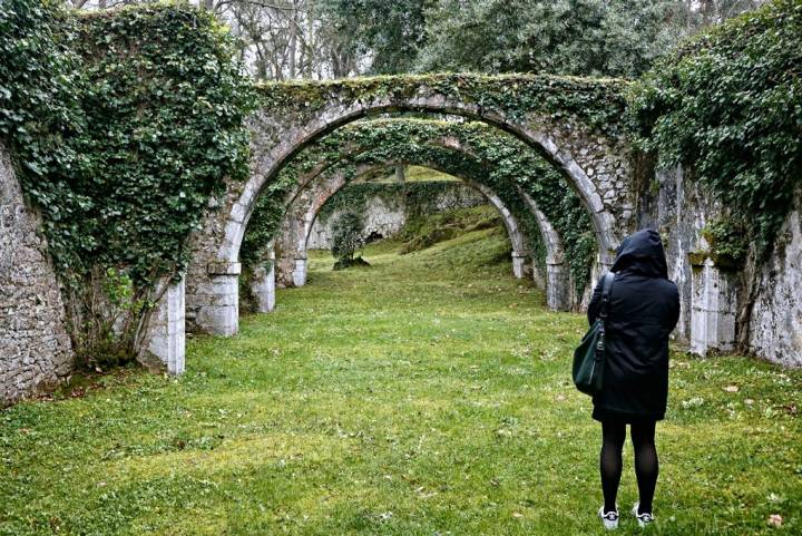 En esta zona se encontraban las aulas de los frailes.