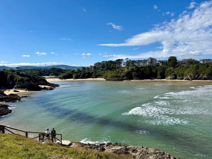 Paisaje natural de la playa de Tapia de Casariego