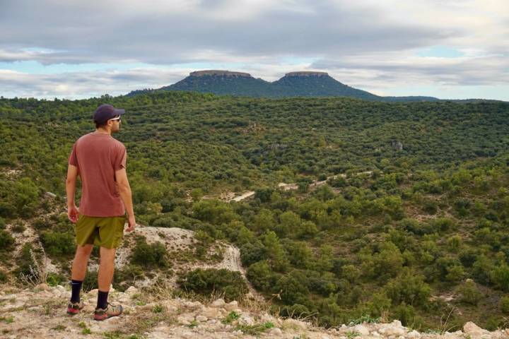 Las Tetas de Viana vistas desde Trillo (Guadalajara).