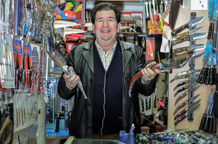 Albacete ha sido históricamente conocida por la calidad de sus navajas y cuchillos. Foto: Ramón Peco.