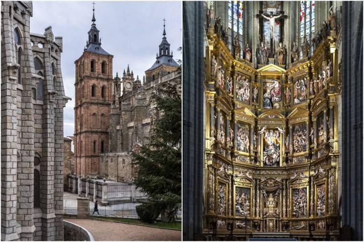 El retablo mayor, obra indispensable de Gaspar Becerra.