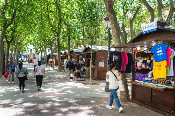 Bulevar del barrio de Vallecas