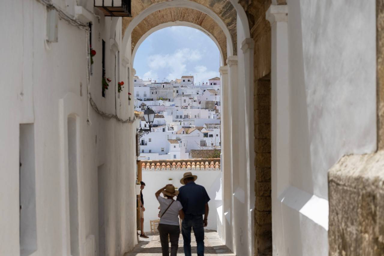 Vista de las casas de Vejer de la Frontera