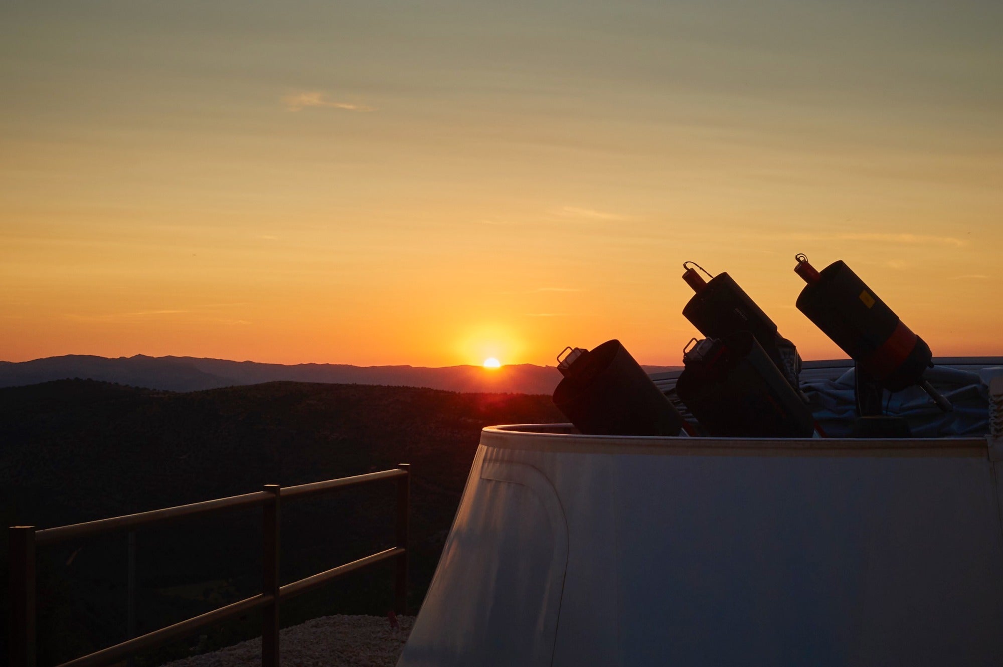 Observatorio Astrocamp en las altas montañas de Nerpio (Albacete).