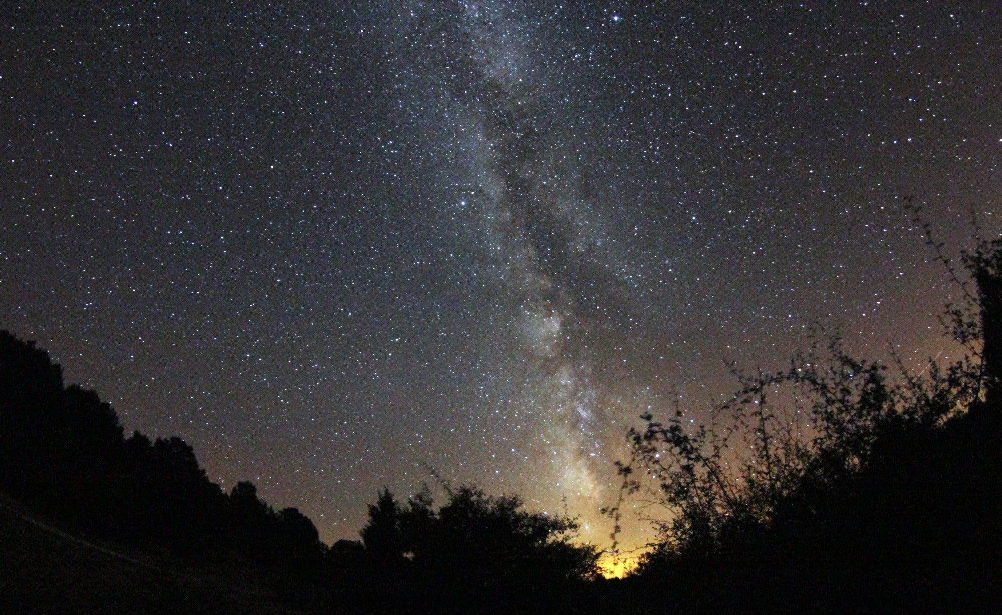 Cielo estrellando en Parque Natural Serranía de Cuenca.