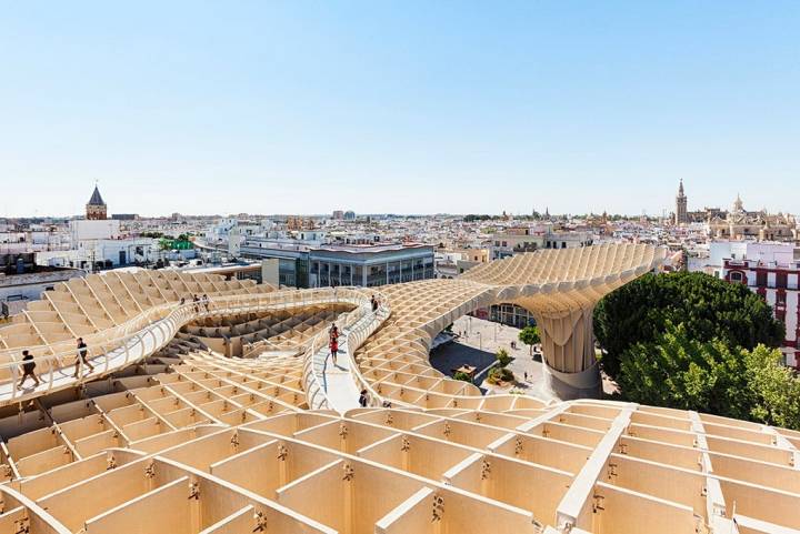 Desde el Metropol Parasol, las vistas son únicas. Foto: shutterstock.