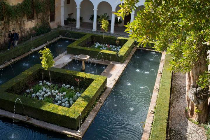 El Patio de la Sultana, lugar de la leyenda de Boabdil y la sultana infiel.