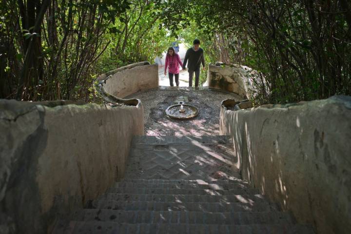 escalera del agua generalife alhambra granada