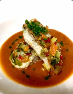 Kabratxo, pisto-jamón, sopa de ajo..... en Ambigú. / Foto: Ambigú
