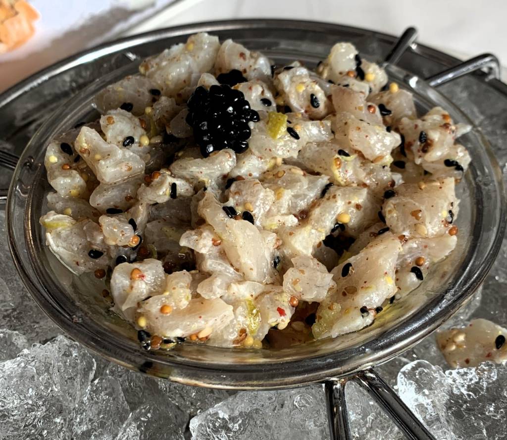 Tartar de lubina. Foto Guía Repsol